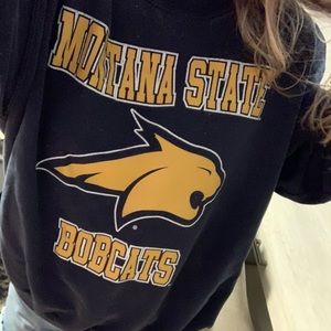 Vintage Montana Bobcats Crew neck sweatshirt